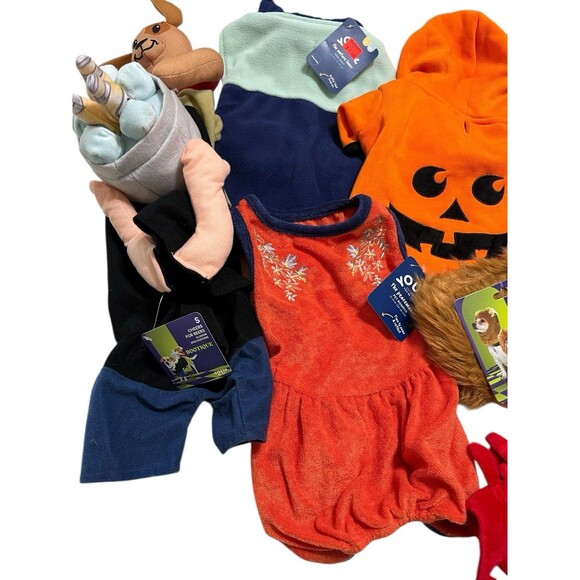 NEW Lot of 10 Dog Youly, Bootique, Backcountry Outfits Size S to S/M (Lot 2907) - Picture 2 of 5